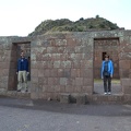 We're in the temple in Pisac