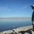 Christy overlooks the Salton Sea