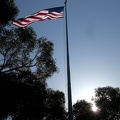 Flag atop Presidio Park