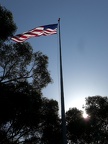 Flag atop Presidio Park