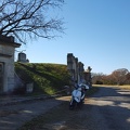 Scooter at Topeka Cemetery