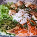 Fried Tofu Noodle Bowl from Pho Lang Thang