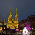 Light Show at St Mary's Cathedral